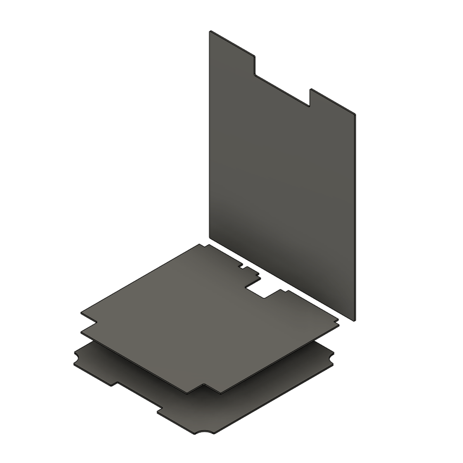 Voron Trident Svart Akryl Panel Sett - Frem3D